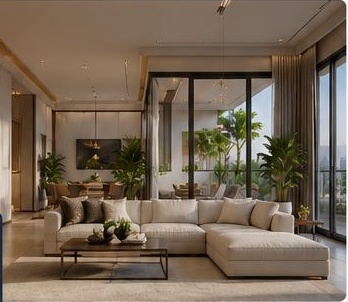Premium apartment living room